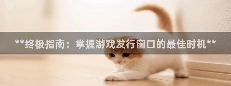 新航娱乐扣款后还能重新扣吗：**终极指南：掌握游戏发行窗口的最佳时机**