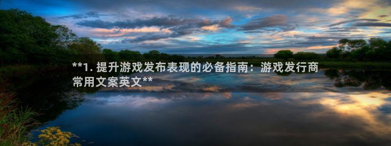 新航娱乐的会员权益与保障：**1. 提升游戏发布表现的必备指南：游戏发行商
常用文案英文**